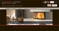 Desktop Screenshot of durand-cheminees.com